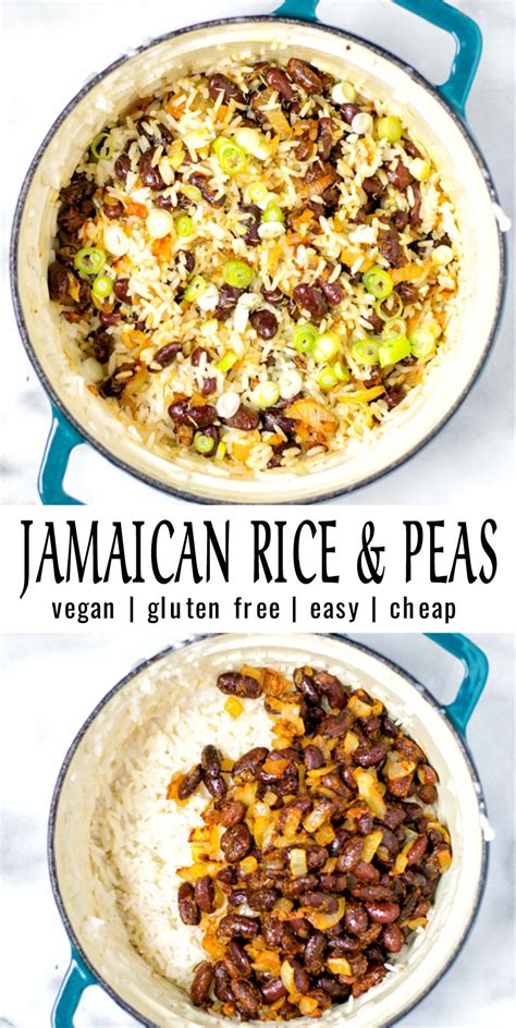 Jamaican Rice And Peas Recipe In 2020 Jamaican Rice