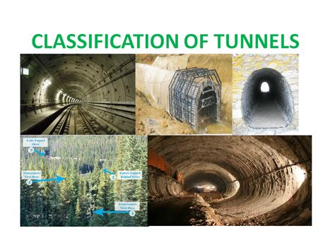 classification  tunnels kpstructures