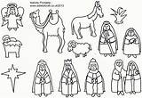 Coloring Pages Nativity Scene Getcolorings Printable sketch template