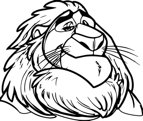 mayor lion zootopia coloring page wecoloringpagecom
