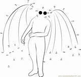 Jeepers Creepers Mothman Connect Kins sketch template