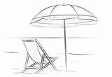 Drawing Umbrella Parasol Colorare Plage Ombrellone Colorir Disegni Sdraio Ete Ausmalbilder Vacance Supercoloring Liegestuhl Playa Praia Scene Sombrilla Sonnenschirm Clipart sketch template