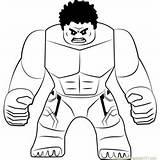 Hulk Lego Coloring Pages Kids sketch template