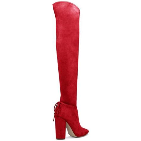Cristal Thigh High Stretch Heeled Boot Shoedazzle Liked On Polyvore