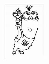 Coloring Despicable Pages Kids Easy sketch template