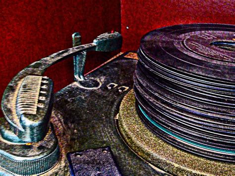 stack    rpm records  stock photo public domain pictures