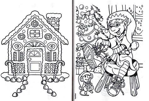 colortivity christmas holiday coloring  activity book