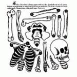 human skeleton coloring pages page    timeless miraclecom