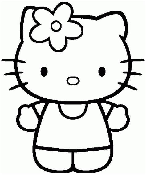 kitty printables coloring home