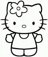 Kitty Hello Coloring Printables Pages Printable Colouring Cartoon Toddler Popular sketch template