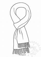 Winter Scarf Coloring Clipart Bandana Kids Coloringpage Eu Sheets Clothes Pages Christmas Crafts Reddit Email Twitter Webstockreview sketch template