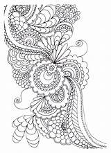 Drawing Anti Stress Zen Print Flowers Coloring Adult Pages sketch template