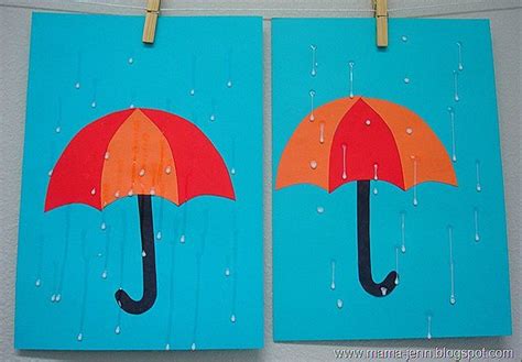 umbrella craft umbrella craft preschool arts  crafts rain crafts