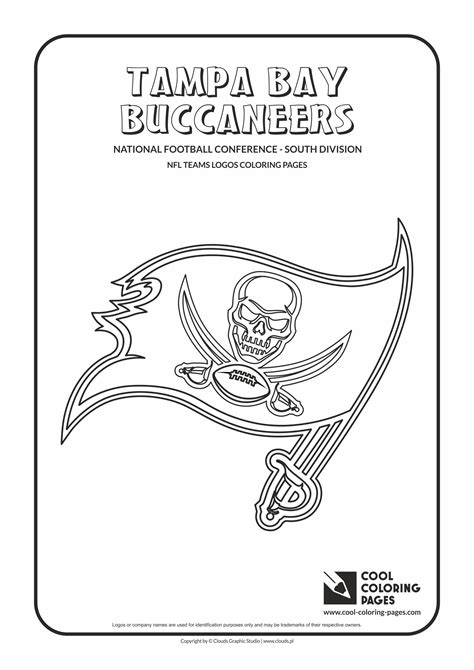 cool coloring pages tampa bay buccaneers nfl american football teams