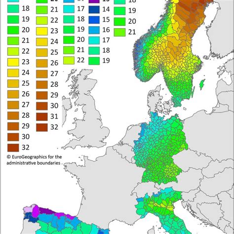 koeppengeiger climate zones   largest part   area