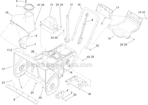 toro  parts list  diagram   ereplacementpartscom