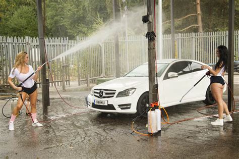 Danielle Mason And Eotb S Aimee Kimber Turn Car Wash Into