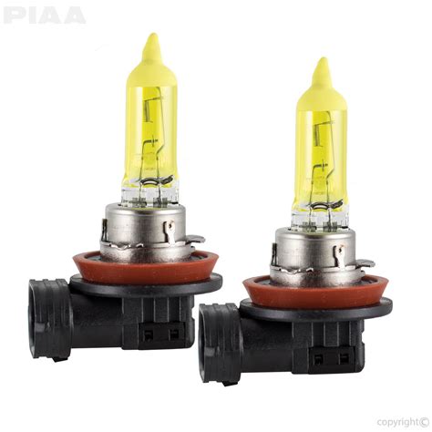 piaa  plasma ion yellow twin pack halogen bulbs