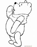 Pooh Winnie Coloring Pages Disneyclips Misc Puzzled sketch template