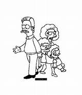 Simpsons Coloring Kids Printable Pages Print Color sketch template
