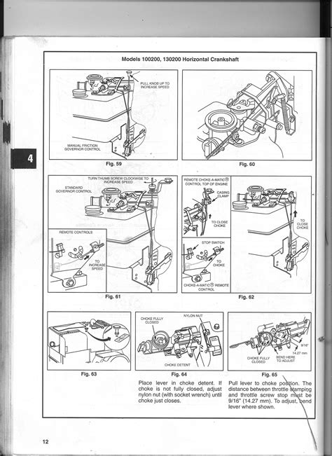 diagram   governor linkage   briggs  stratton hp engine   log