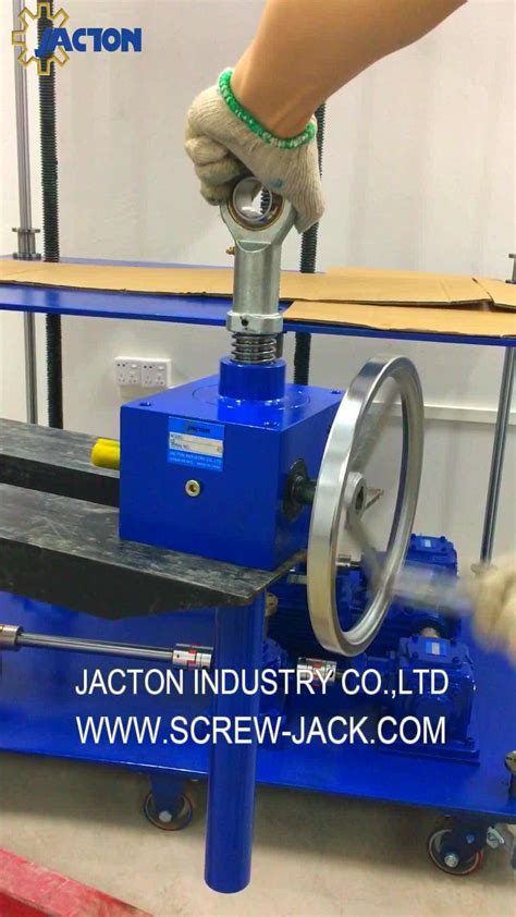 high performance  high precision jtw series jack screw mechanism crank lift  manual height