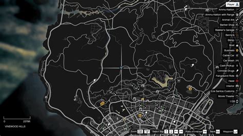 gta  secret locations map maps model