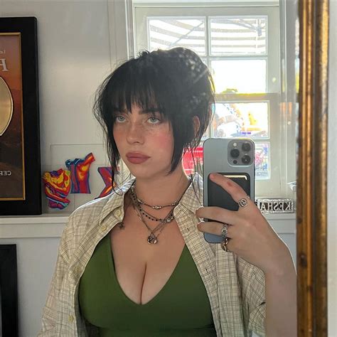 billie eilish selfies  ginormous boobs  cleavage httpstco