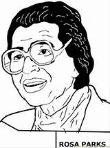Coloring Rosa Parks Pages Printable Popular sketch template