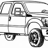 Coloring Pages Lifted Truck Ford F250 Gmc Printable Color Getcolorings Getdrawings Drawing Colorings sketch template