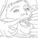 Dentist Coloring Kid Dental Pages Hellokids Braces sketch template