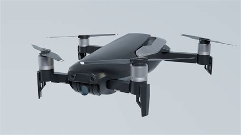 dji mavic air drone  model animated rigged cgtrader
