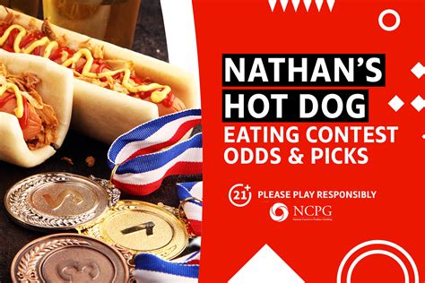 nathans hot dog eating contest odds  tips   sun