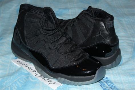 Air Jordan 11 Xi Blackout Sample Sneakerfiles