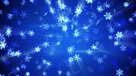 Glowing Falling Snowflakes Seamless Loop Stock Motion Graphics Sbv