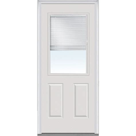 mobile home door  internal mini blind steel door