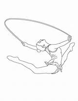 Gymnastic Colornimbus sketch template