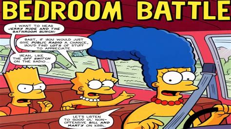The Simpsons Bart And Lisa Simpson Bedroom Battle Vidic By Rancia