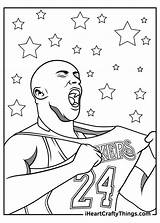Kobe Bryant Coloring Iheartcraftythings Mamba sketch template