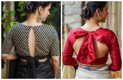 top  trendy designer silk saree blouse designs