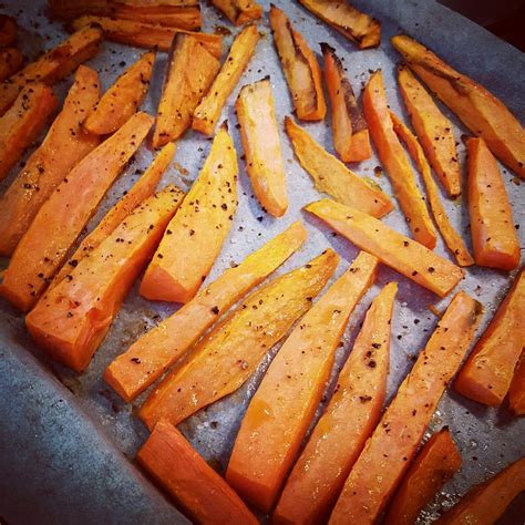 simple sweet potato fries lose baby weight