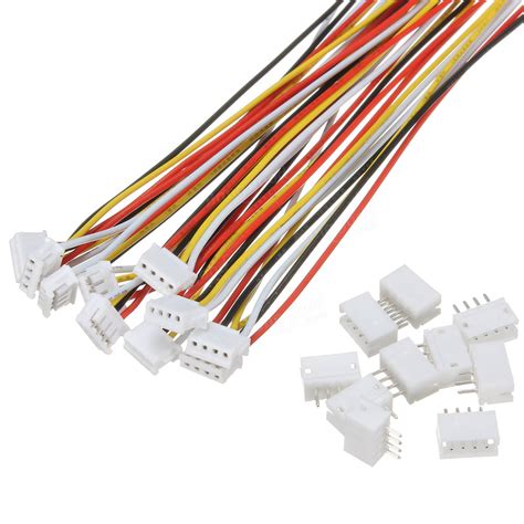 excellway  sets mini micro jst mm zh  pin connector plug  wires cables mm sale