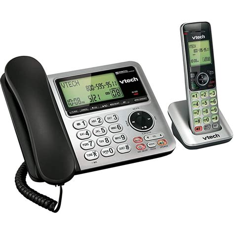 vtech cs expandable cordedcordless phone system  answering