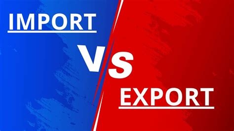key differences  import  export marketing