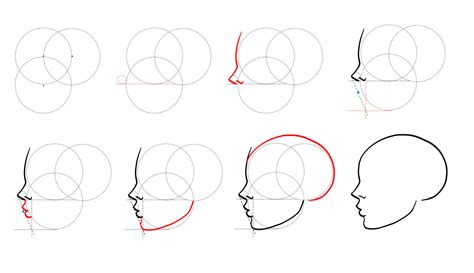 side view face drawing tutorial   draw  face  basic