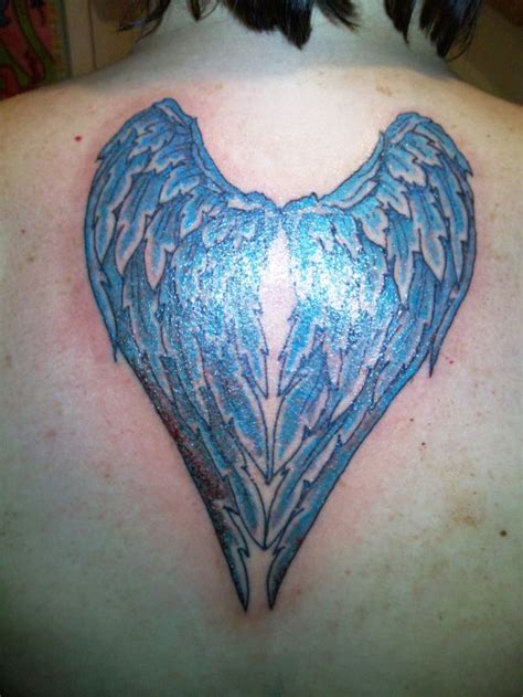 heart shaped wing tattoos images  pinterest heart