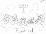 Fnaf Plushies Sketched sketch template