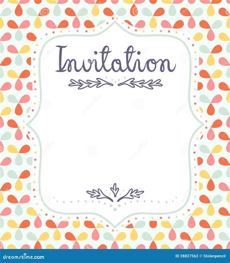 invitation template stock photography image