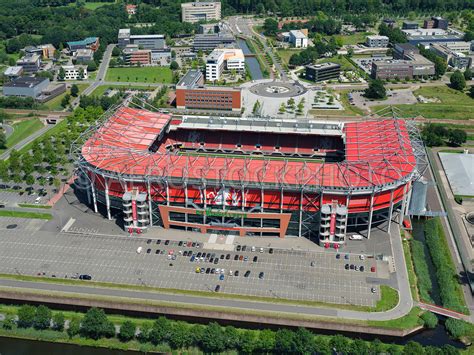aerial view enschede de grolsch veste  fc twente football stadium   capacity