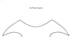 bat wing templatepdf bat wings templates wings